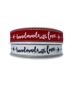 handmade bianco e rosso